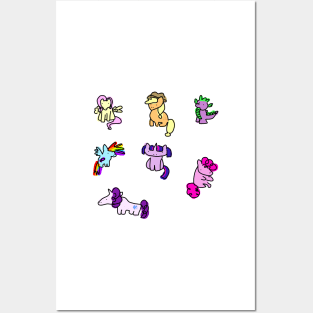 Badly Drawn Horses Sticker Pack Posters and Art